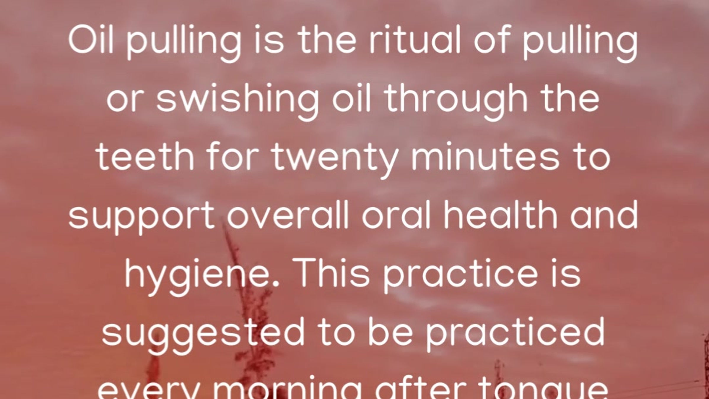 How to get the BEST ORAL HEALTH 🦷 -  the NATURAL WAY 🌿